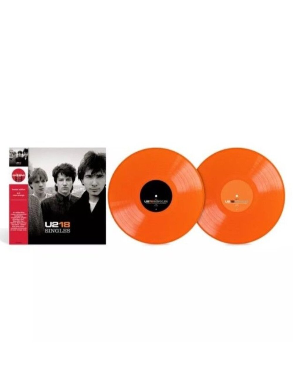 U2 18 U218 Singles Target Exclusive Limited Edition Neon Orange Vinyl 2LP 2024